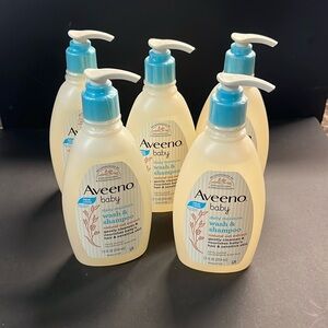 5-Aveeno Baby Wash & Shampoo 12 fl oz